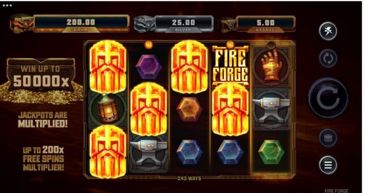Fire Forge online slot gameplay Stormcraft