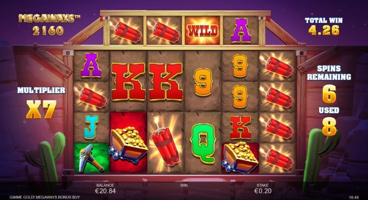 Gimme Gold! Megaways slot Free Spins bonus
