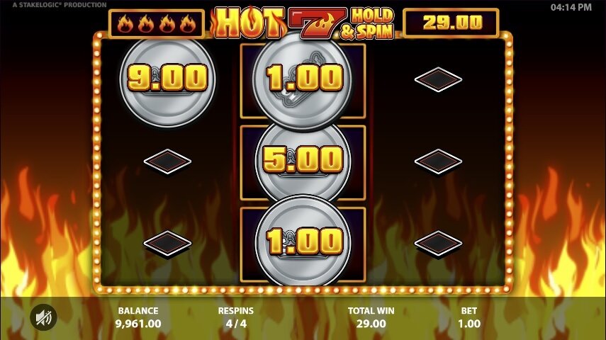 Hot 7 Hold and Spin online gokkast