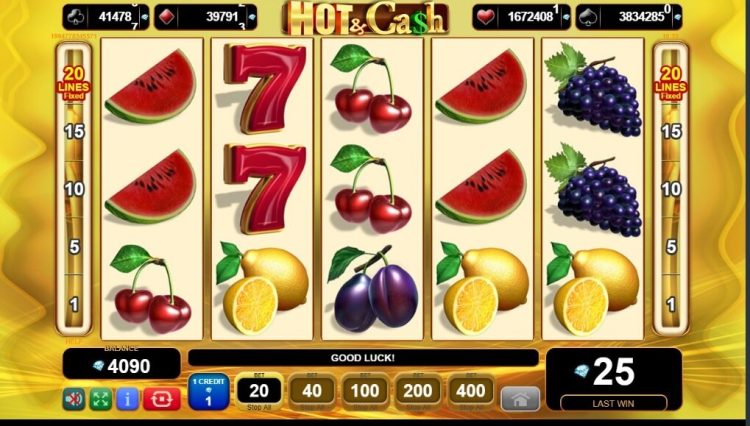 Hot & Cash gokkast gameplay