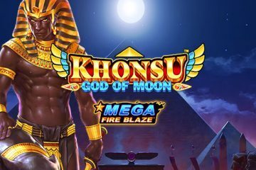 Khonsu God of Moon mega fire blaze slot review logo