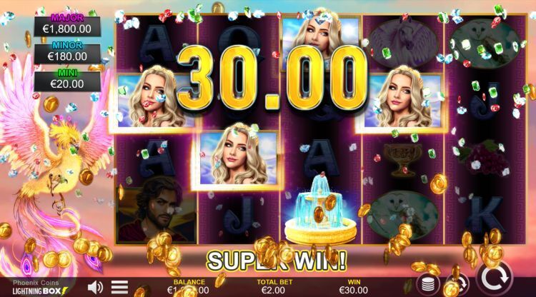 Phoenix Coins slot review big win