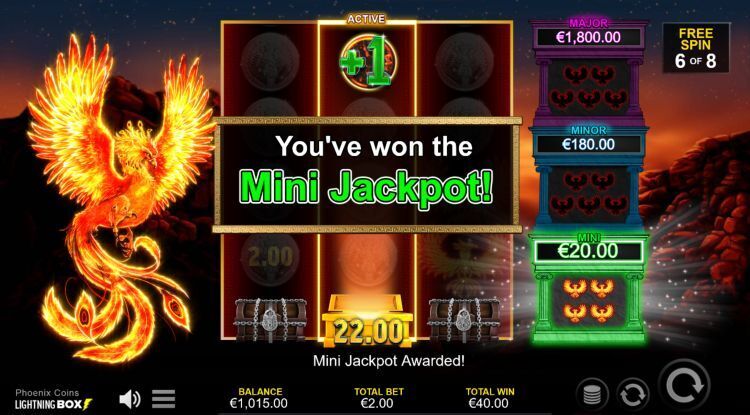 Phoenix Coins online slot Jackpot win