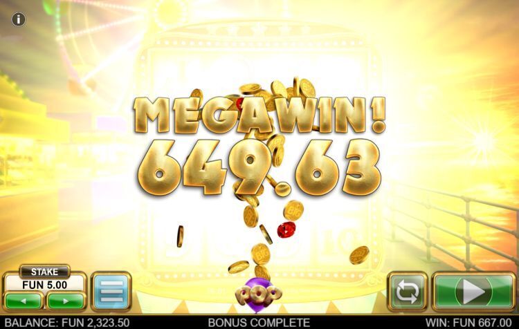Pop slot mega win