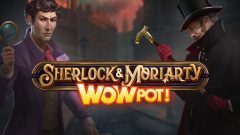Sherlock and Moriarty slot review logo