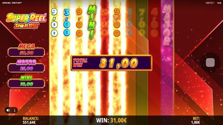 Super Reel Spin it Hot slot review bonus