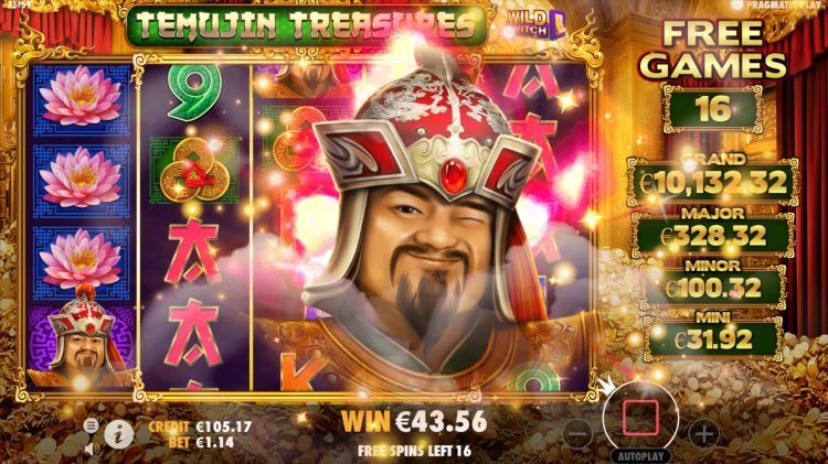 Temujin Treasures online slot Free Spins