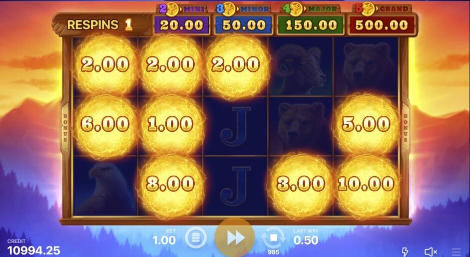 Wolf Power Hold and Win slot