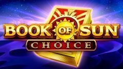 Slots - book of sun choice logo