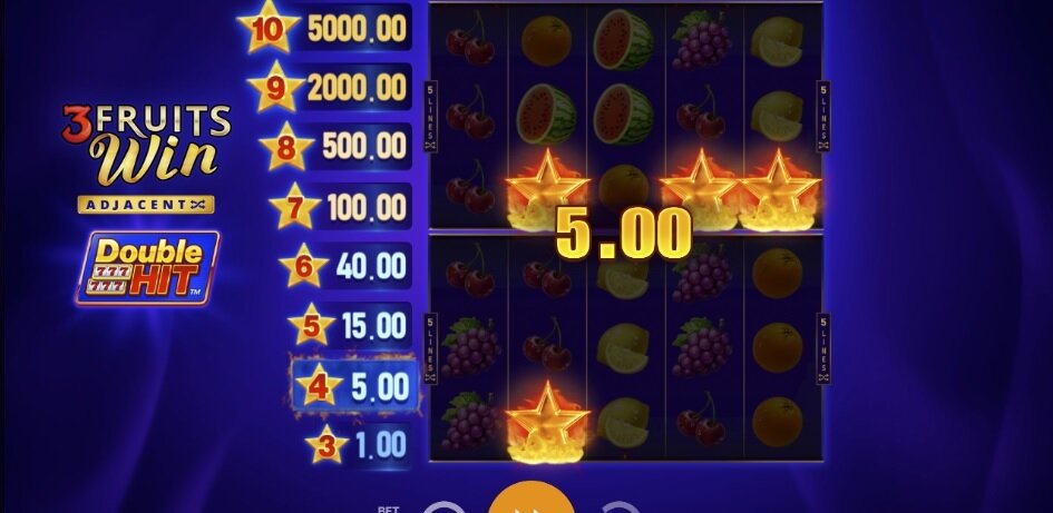 3 Fruits Win Double Hit slot