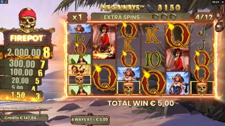 8 Golden Skulls of Holly Rogers Megaways online slot review