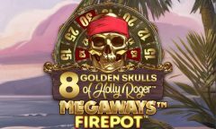 Slots - 8 golden skulls holly-roger-megaways logo