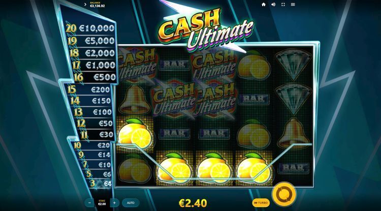 Cash Ultimate respins slot red tiger