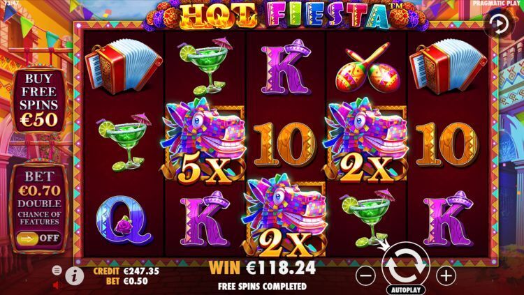 Hot fiesta slot pragmatic play big win bonus