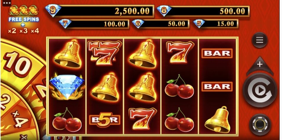 9 Blazing Diamonds online slot