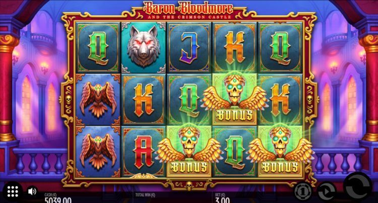 Baron Bloodmore slot review thunderkick bonus trigger