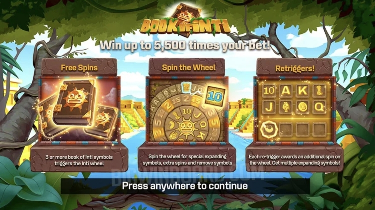 Book of Inti beste slot review
