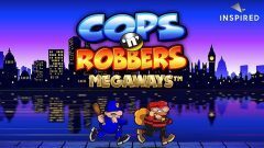 Slots - Cops n robbers megaways slot logo