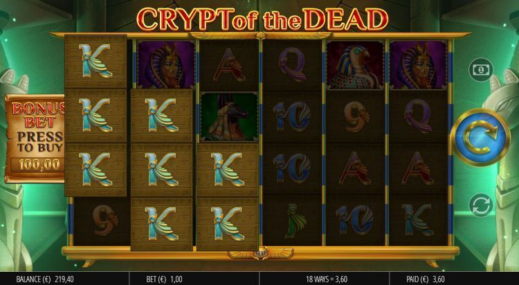 Crypt of the dead slot review