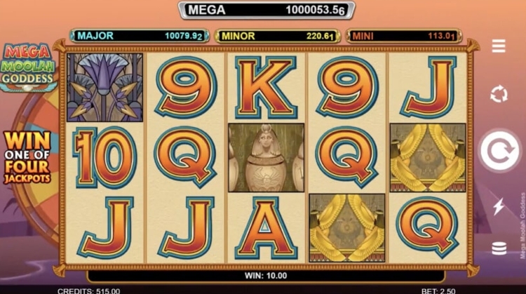 Mega Moolah Goddess beste slot review