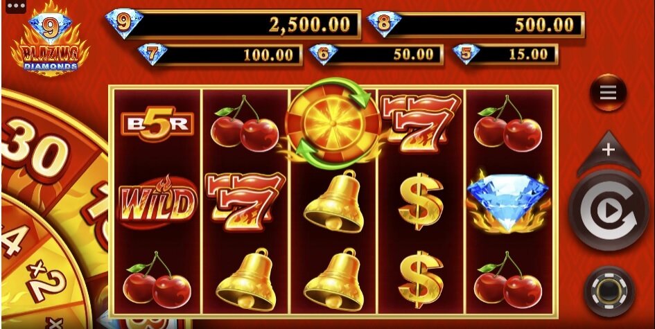 MicroGaming - 9 Blazing Diamonds