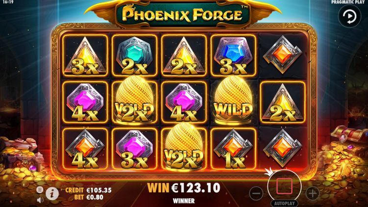 Phoenix Forge slot review Pragmatic Play free spins win