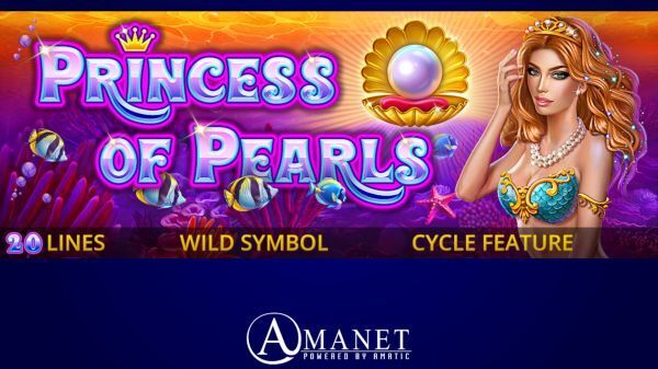 Princess of pearls slot amatic logo