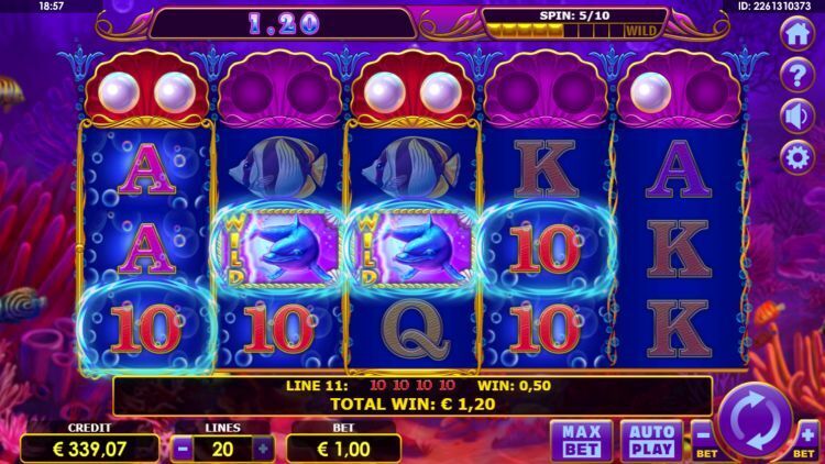 Princess of pearls slot amatic win