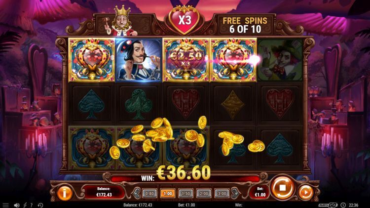 Rabbit Hole Riches Court of hearts free spins