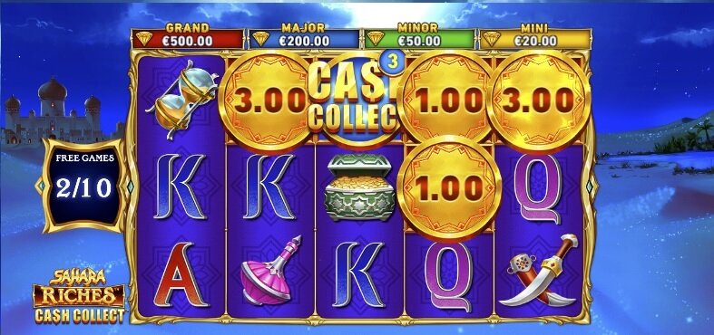 Sahara Riches Cash Collect slot