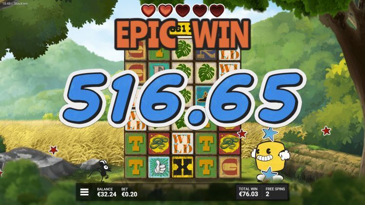 Stack em slot review hacksaw gaming epic win