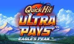 Slots - quick-hit-ultra pays eagle's peak slot logo