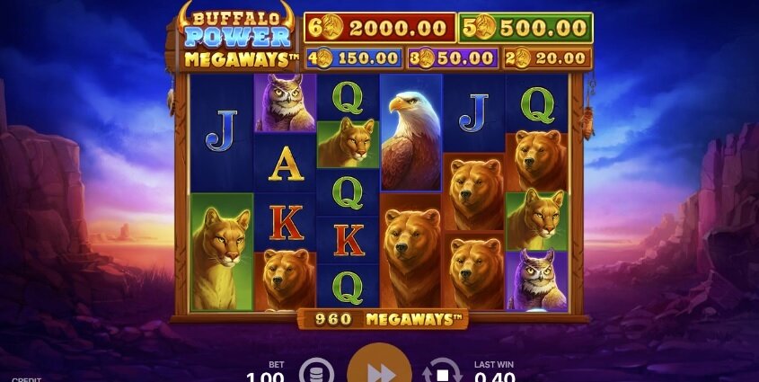 Buffalo Power Megaways gokkast - Gameplay