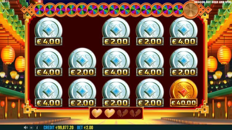 Dragon Hot Hold and Spin bonus