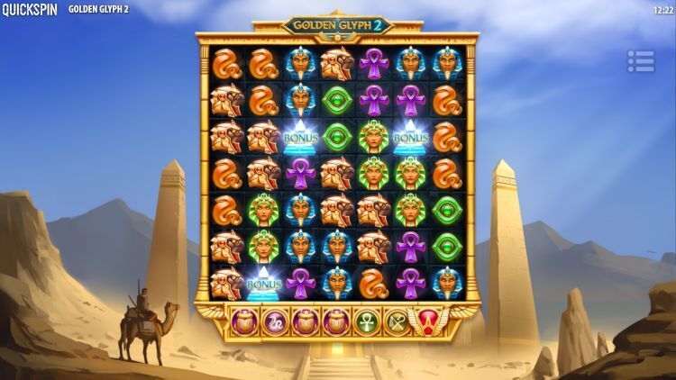 Golden Glyph 2 slot review bonus trigger