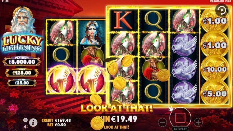 Lucky Lightning slot - Gameplay