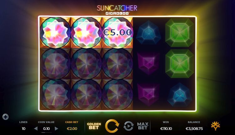 Suncatcher Gigablox gokkast gameplay