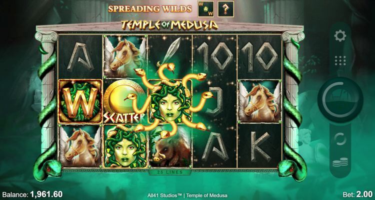Temple of medusa slot microgaming