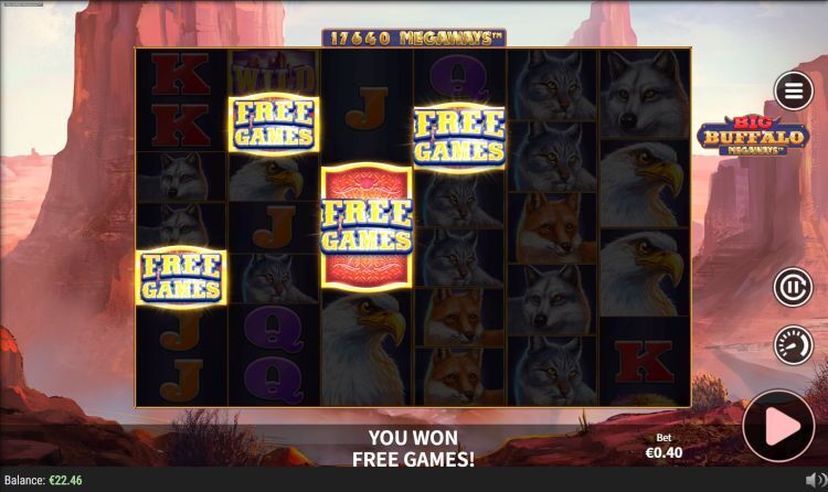 big-buffalo-megaways-slot-skywind bonus trigger four scatters
