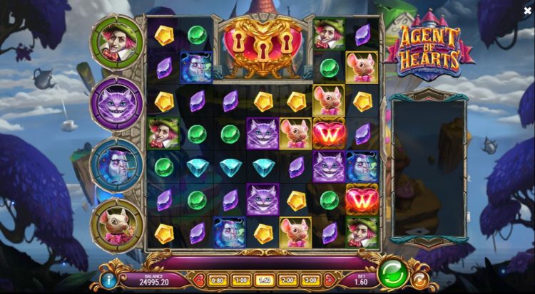 Gokkast Agent of Hearts - Gameplay