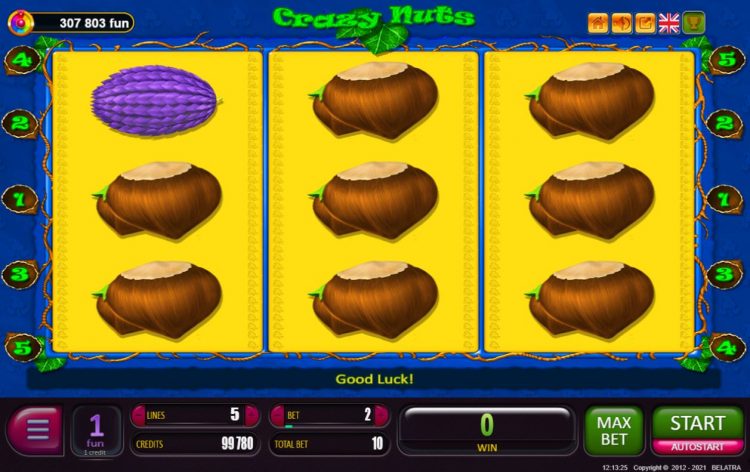 Noten verzamelen bij Crazy Nuts
