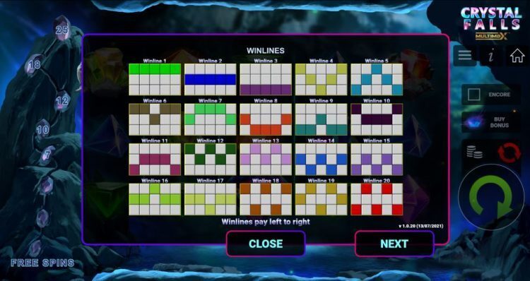 Winlijnen Crystal Falls Multimax