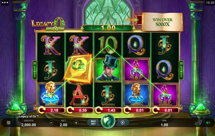 Legacy of Oz Slot