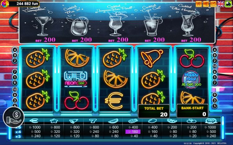 Neon Bar Bonus