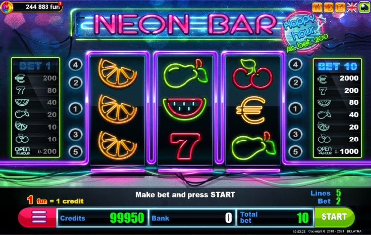 Neon Bar - Gameplay