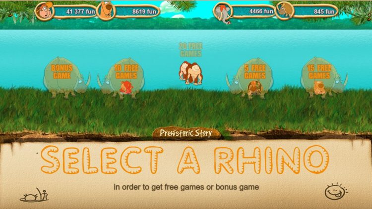 Free Spins bij Prehistoric Story