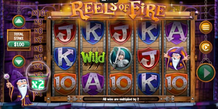 Online Slot Reels of Fire - Gameplay
