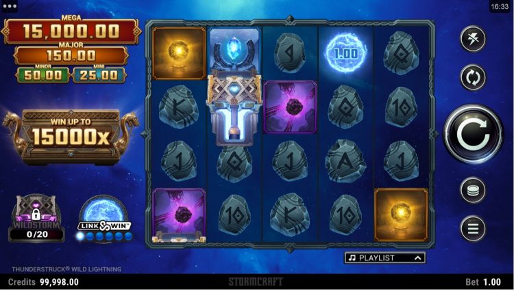 Thunderstruck Wild Lightning - Gameplay