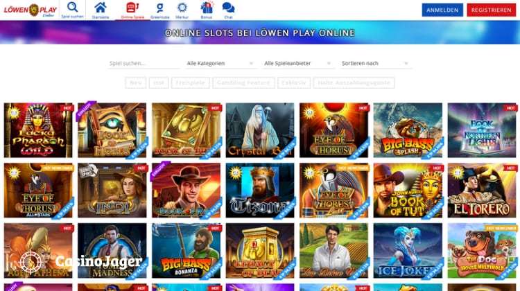 Löwen Play Casino Spelaanbod