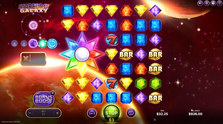Starburst Galaxy - Galaxy Star Bonus